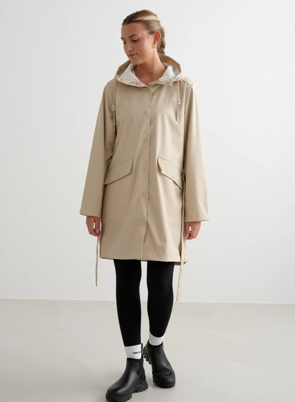 Høstjakker|Vanntette jakker^AIM’N Café Au Lait Rain Jacket Cafè au lait