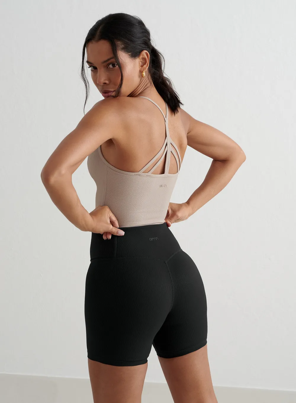 Tank Tops Og Trenings Tank Tops|Workout Tank Tops^AIM’N Ribbed Performance Bralette Dark clay
