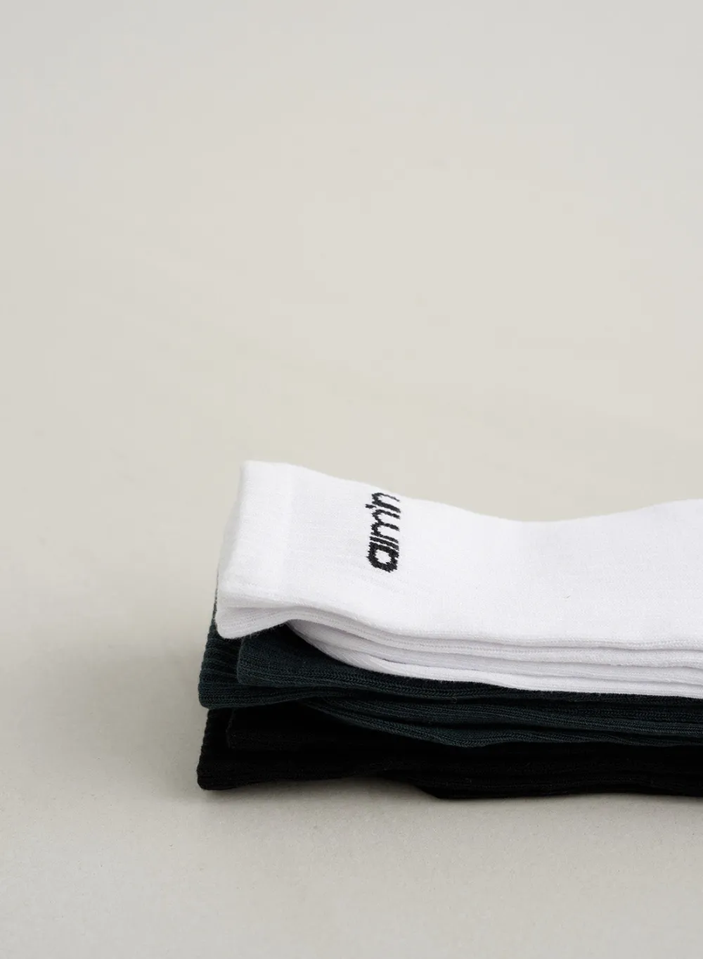 Sokker^AIM’N Aim'n Logo Socks 3-pack Deep emerald