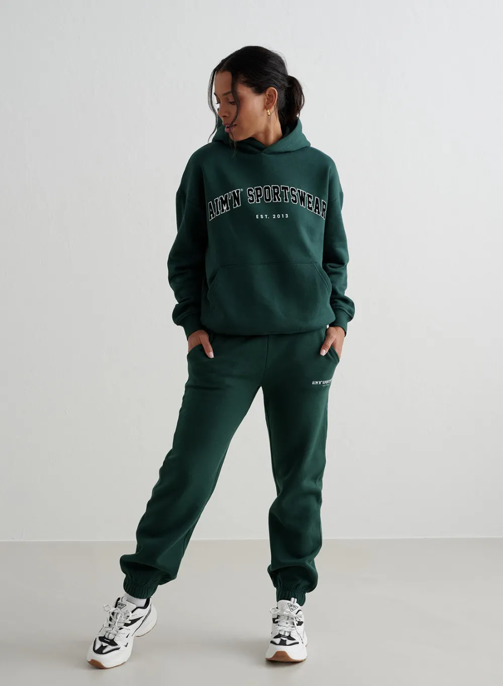 Myke Bukser|Sweatpants^AIM’N Varsity Classic Sweatpants Deep emerald