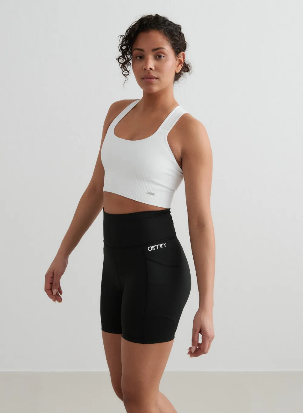 All Biker Shorts|Running Shorts^AIM’N Double Pocket Midi Biker Shorts