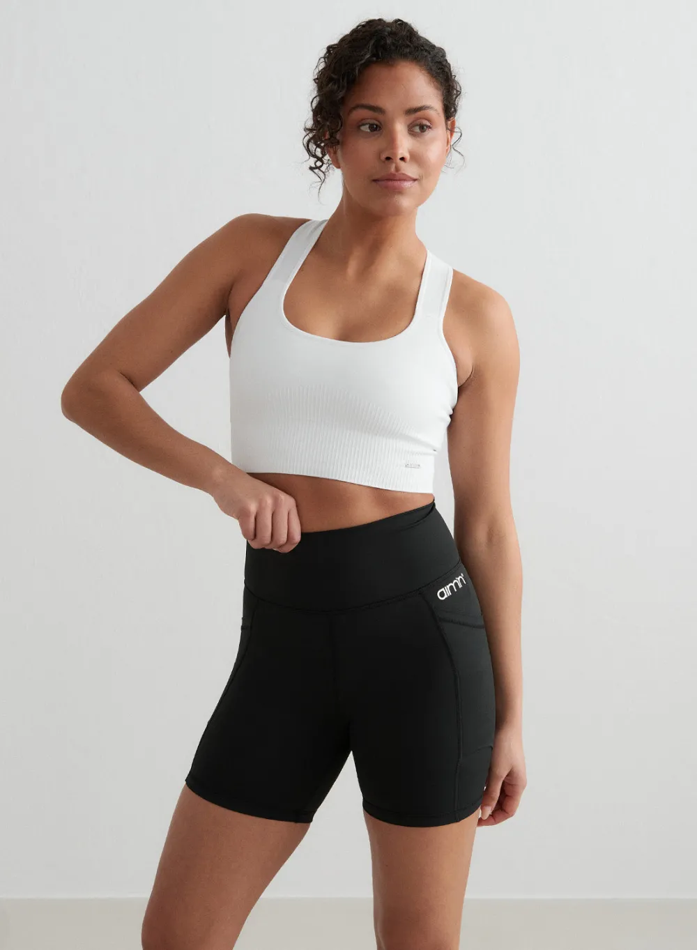 All Biker Shorts|Running Shorts^AIM’N Double Pocket Midi Biker Shorts