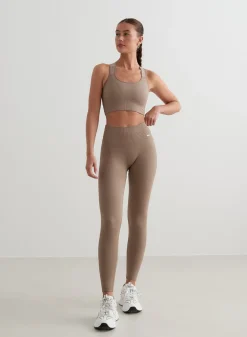 Ribbed Sports Bras|High Support^AIM’N High Support Ribbed Bra Espresso