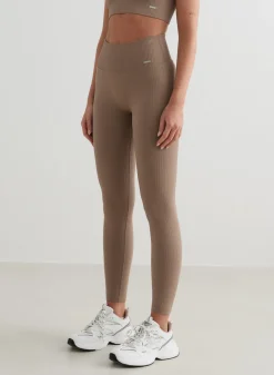 Treningstights|Ribbete Tights^AIM’N Ribbed Seamless Tights Espresso