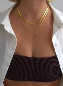 Vanntette Smykker^AIM’N Waterproof Double Necklace Gold