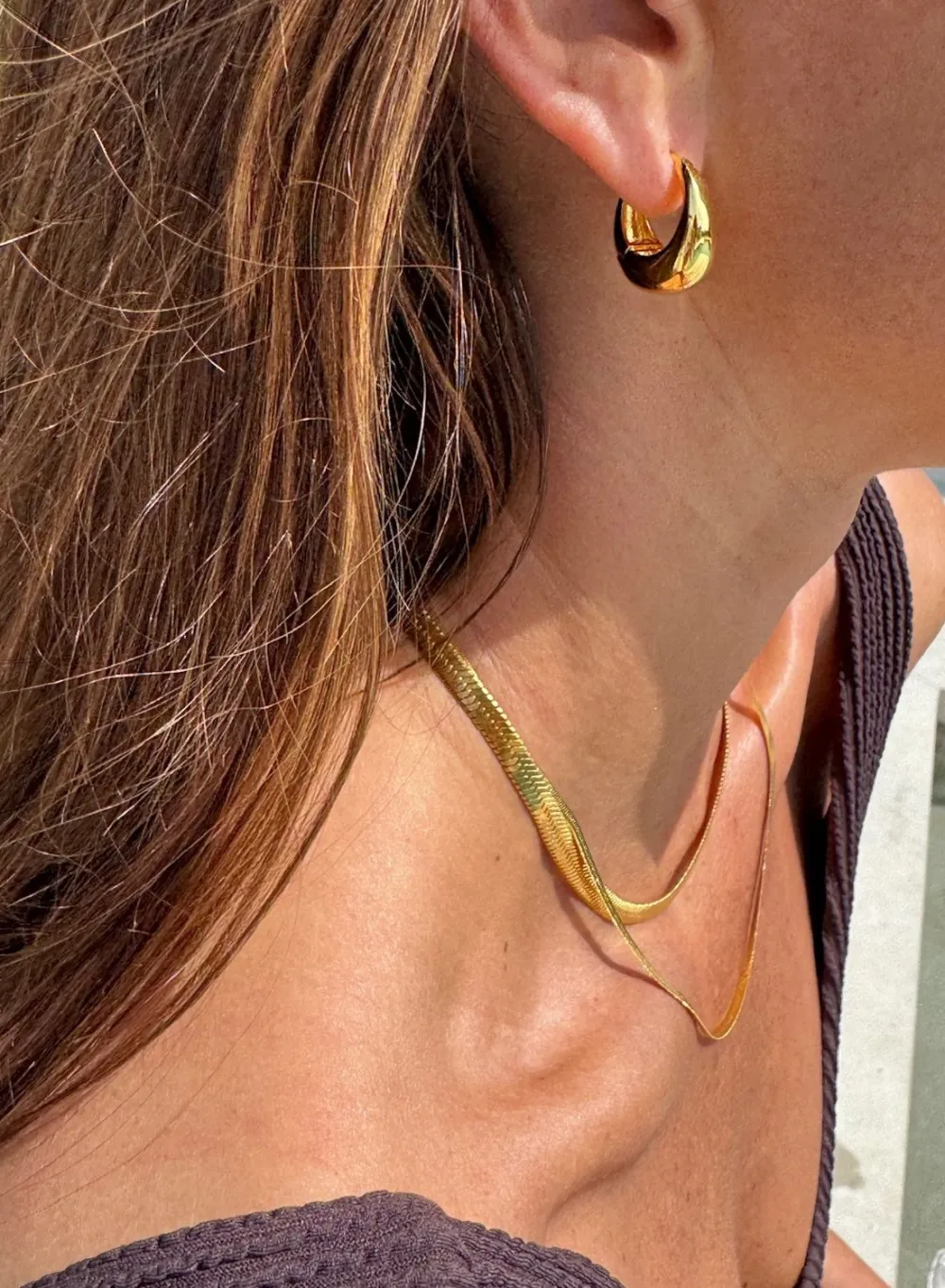 Vanntette Smykker^AIM’N Waterproof Double Necklace Gold