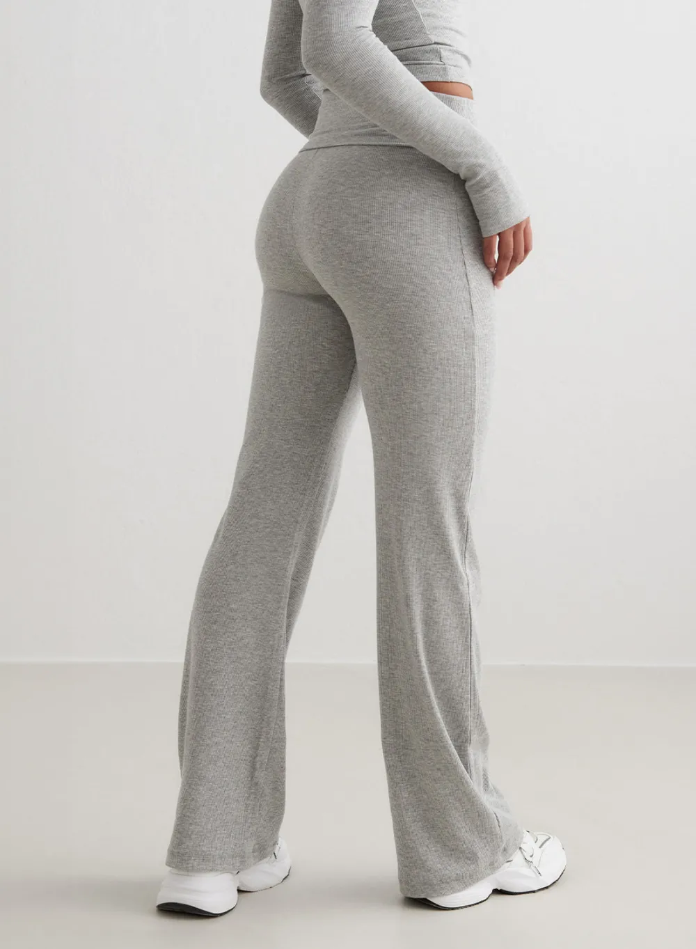 Myke Bukser|Sweatpants^AIM’N Ease Ribbed Pants Grey melange