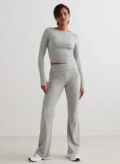 Myke Bukser|Sweatpants^AIM’N Ease Ribbed Pants Grey melange