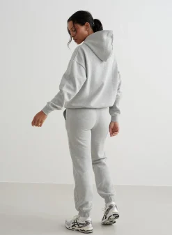 Langermede Skjorter|Sweatshirts^AIM’N Varsity Sweat Hood Grey melange