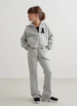 Løpejakker^AIM’N Young Sweat Zip Hood Grey melange