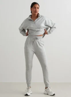 Myke Bukser|Sweatpants^AIM’N Melange Comfy Sweatpants Light Grey