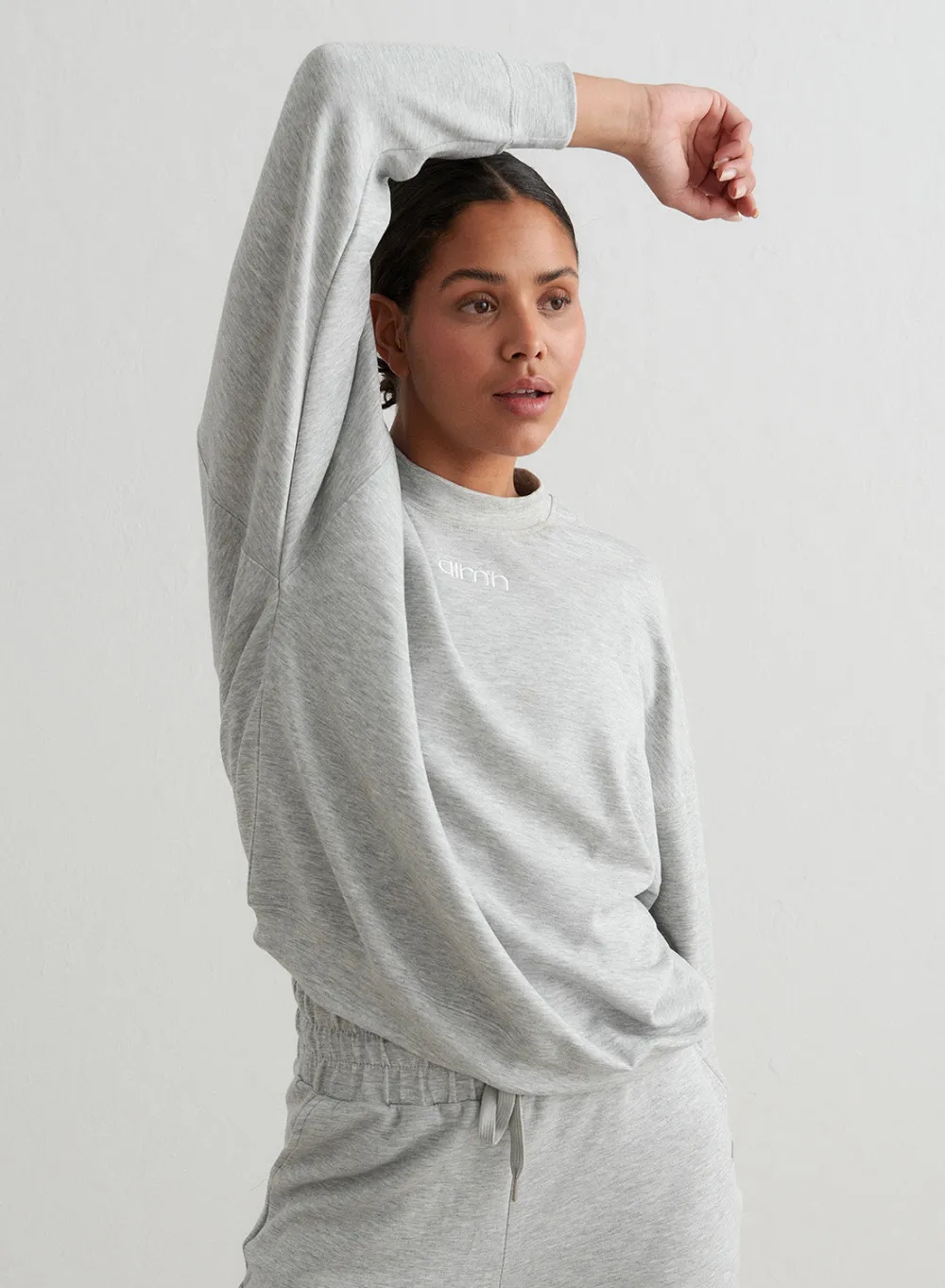 Sweatshirts|Gensere^AIM’N Melange Comfy Sweatshirt Light Grey