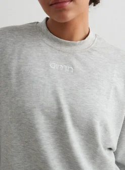 Sweatshirts|Gensere^AIM’N Melange Comfy Sweatshirt Light Grey