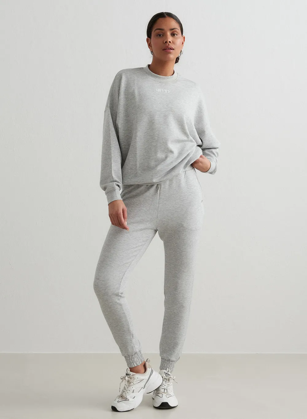 Sweatshirts|Gensere^AIM’N Melange Comfy Sweatshirt Light Grey