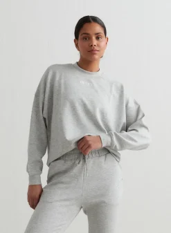 Sweatshirts|Gensere^AIM’N Melange Comfy Sweatshirt Light Grey