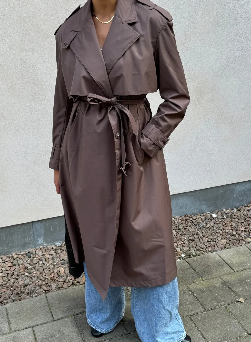 Høstjakker|Jakker Til Hverdags^AIM’N Recycled Tech Trench Coat Macchiato