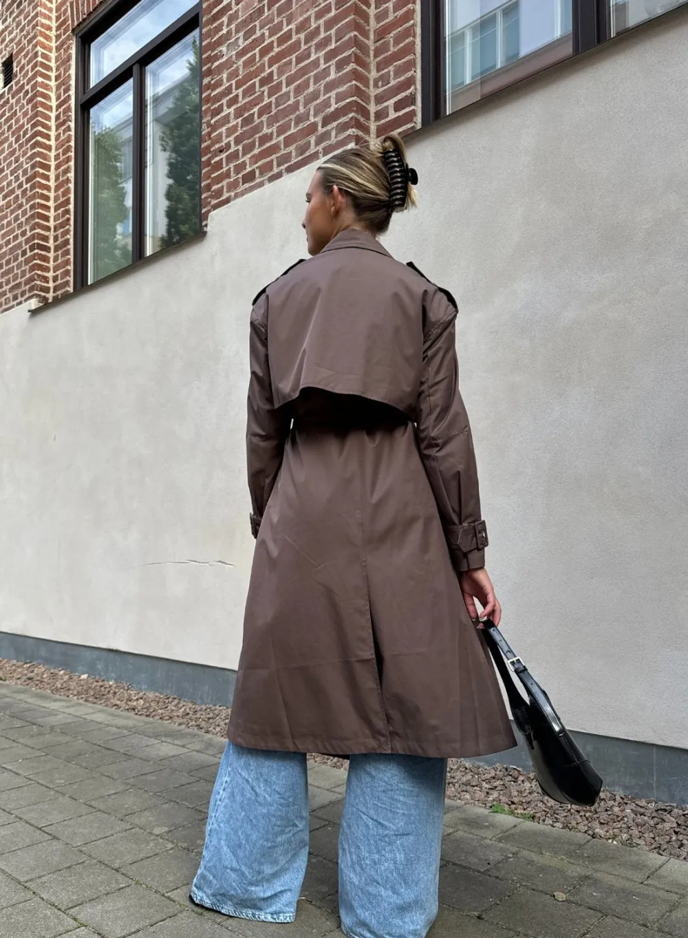 Høstjakker|Jakker Til Hverdags^AIM’N Recycled Tech Trench Coat Macchiato