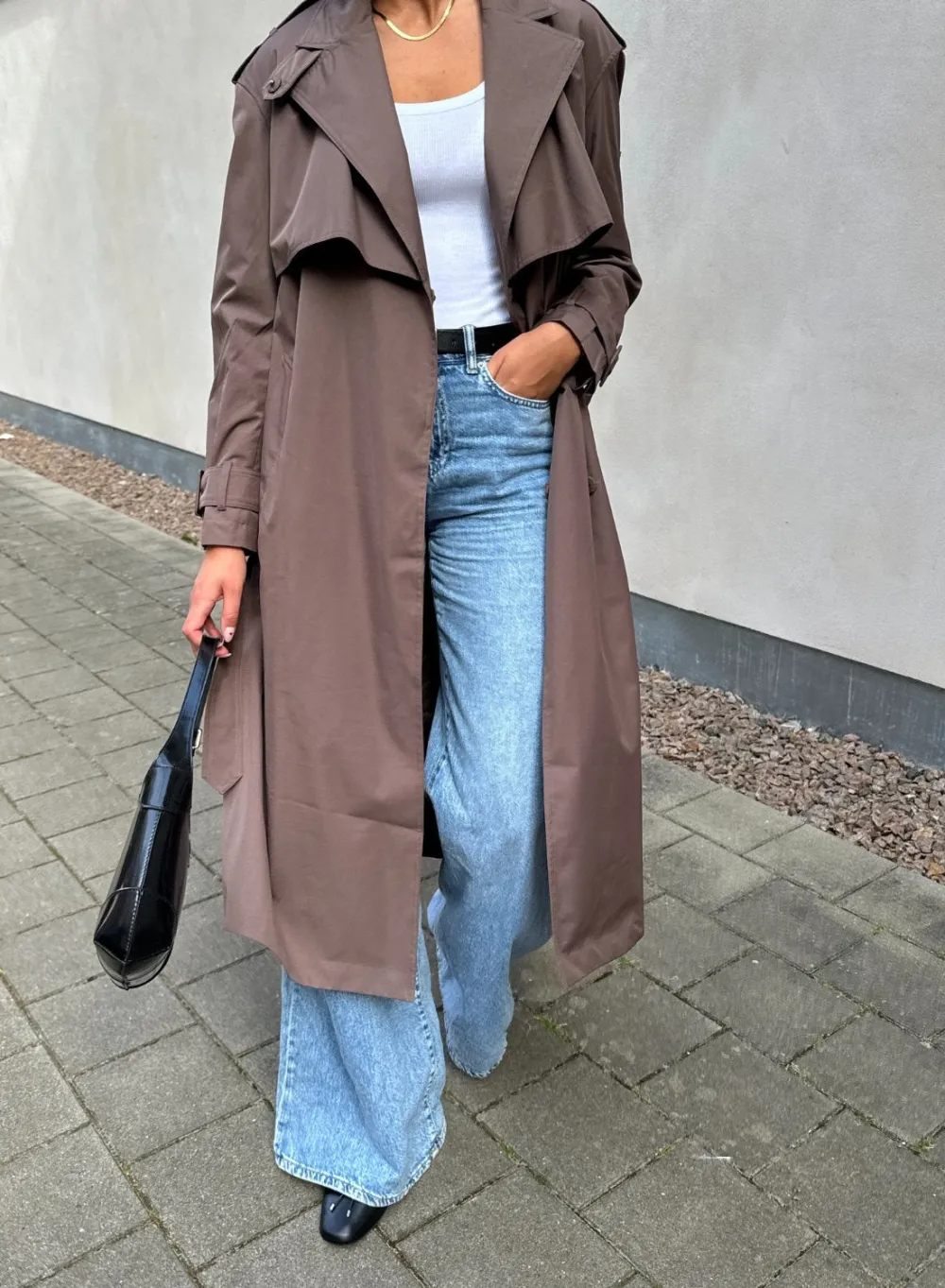 Høstjakker|Jakker Til Hverdags^AIM’N Recycled Tech Trench Coat Macchiato