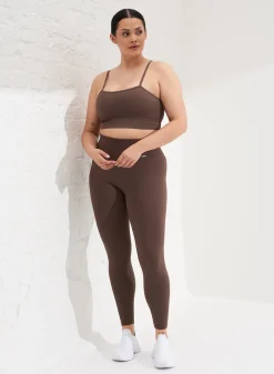 Ribbed Sports Bras|Seamless Sports Bras^AIM’N Ribbed Seamless Strap Bra Macchiato