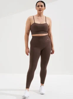 Ribbed Sports Bras|Seamless Sports Bras^AIM’N Ribbed Seamless Strap Bra Macchiato