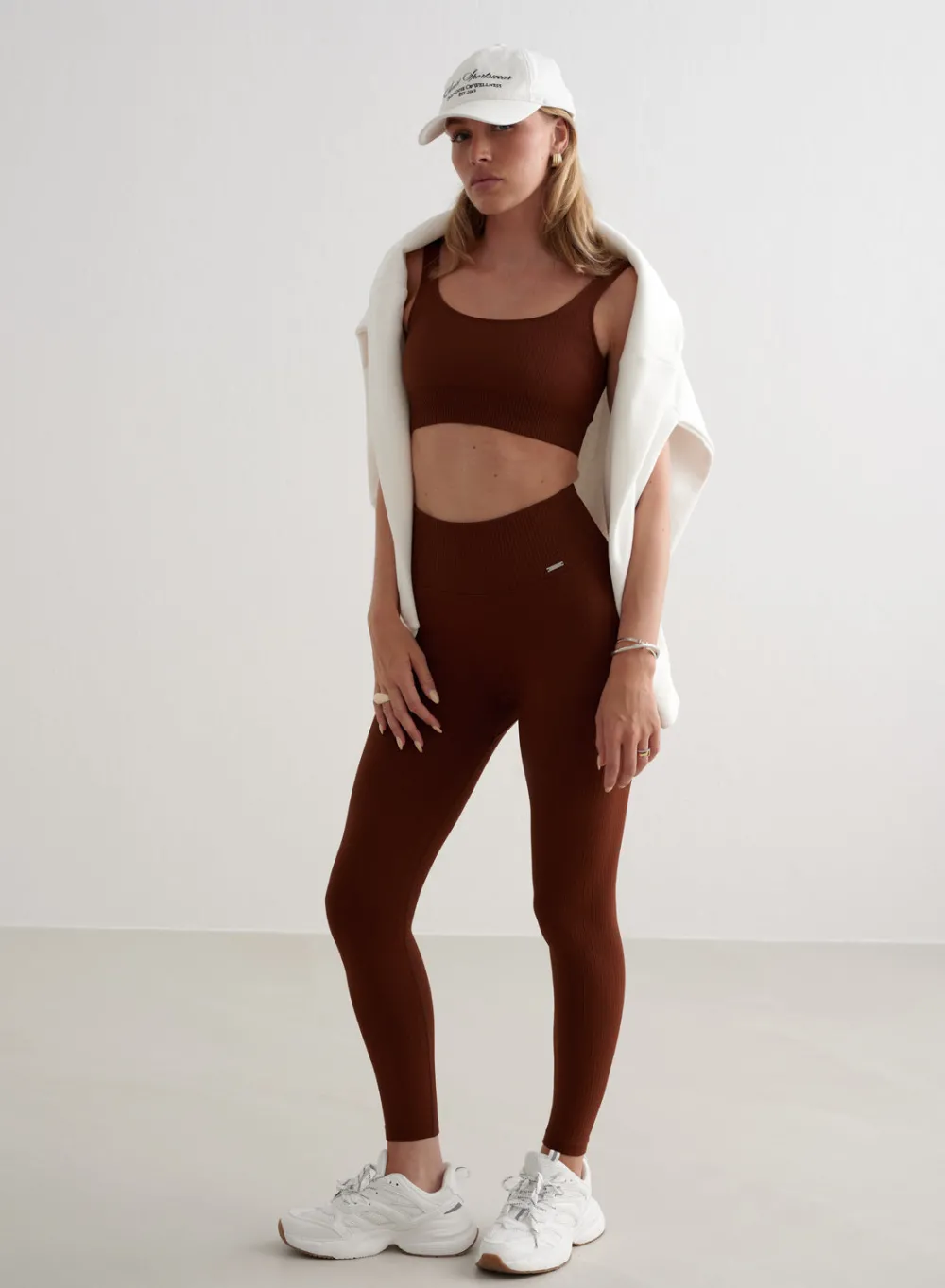 Ribbed Sports Bras|Seamless Sports Bras^AIM’N Ribbed Seamless Bra Mahogany