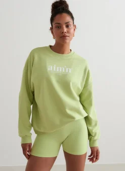 Sweatshirts|Gensere^AIM’N Club Terry Sweatshirt Matcha