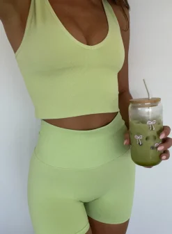 Tank Tops Og Trenings Tank Tops|Seamless Tank Tops^AIM’N Shape Seamless Cross Back Bralette Matcha