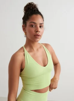 Tank Tops Og Trenings Tank Tops|Seamless Tank Tops^AIM’N Shape Seamless Cross Back Bralette Matcha