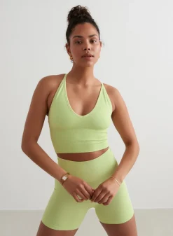 Tank Tops Og Trenings Tank Tops|Seamless Tank Tops^AIM’N Shape Seamless Cross Back Bralette Matcha