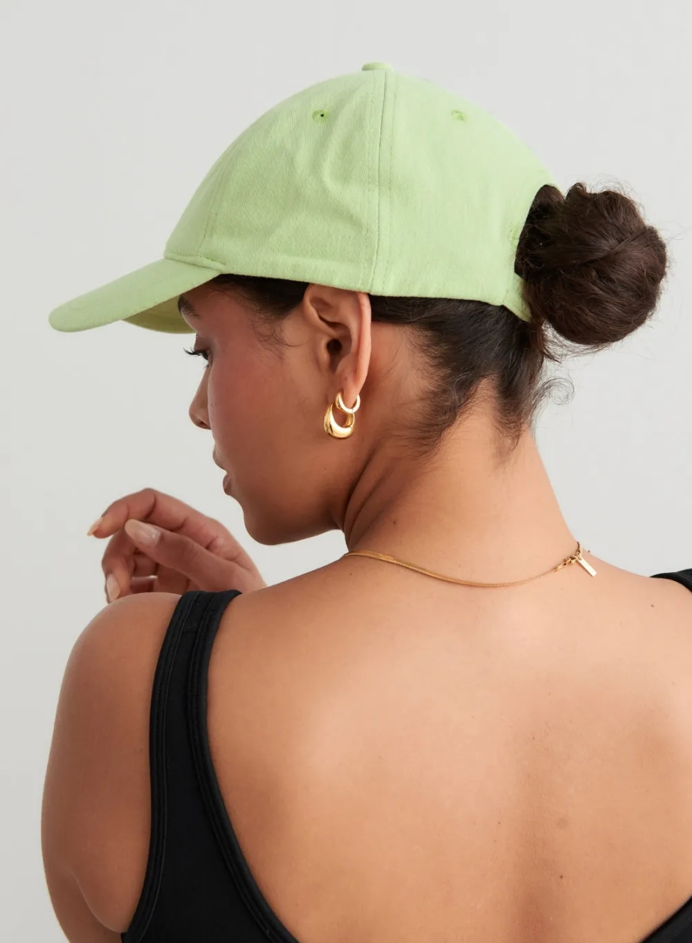 Caps^AIM’N Small Logo Cap Matcha