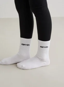 Sokker^AIM’N Midnight Plum Young Aim'n Logo Socks 3-pack
