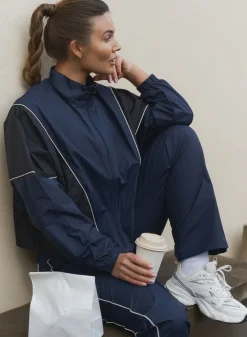 Jakker Til Hverdags|Treningsjakker^AIM’N Navy Balance Windstopper Tracksuit Jacket