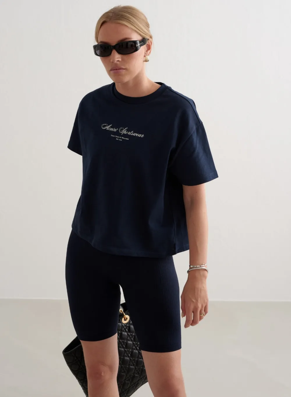 T-skjorter|T-shirts Til Hverdags^AIM’N Heritage Boxy T-shirt Navy