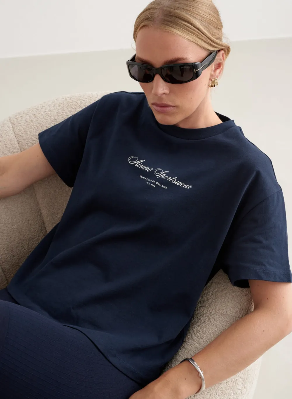 T-skjorter|T-shirts Til Hverdags^AIM’N Heritage Boxy T-shirt Navy
