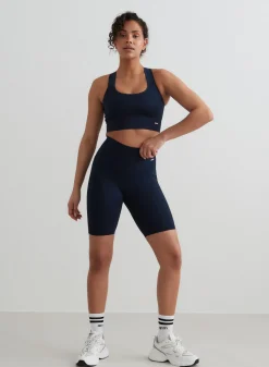 All Biker Shorts^AIM’N Ribbed Biker Shorts Navy