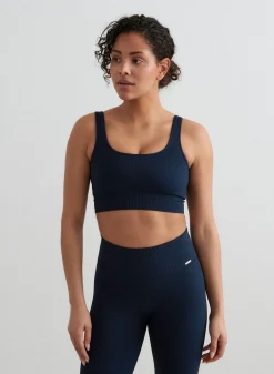 Ribbed Sports Bras|Seamless Sports Bras^AIM’N Ribbed Seamless Bra Navy