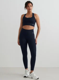 Treningstights|Ribbete Tights^AIM’N Ribbed Seamless Tights Navy