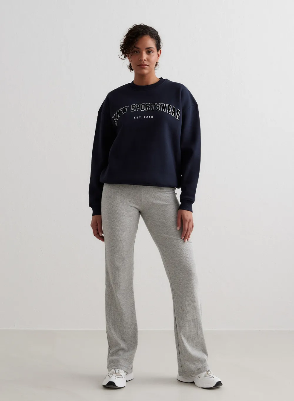 Langermede Skjorter|Sweatshirts^AIM’N Navy Varsity Sweatshirt