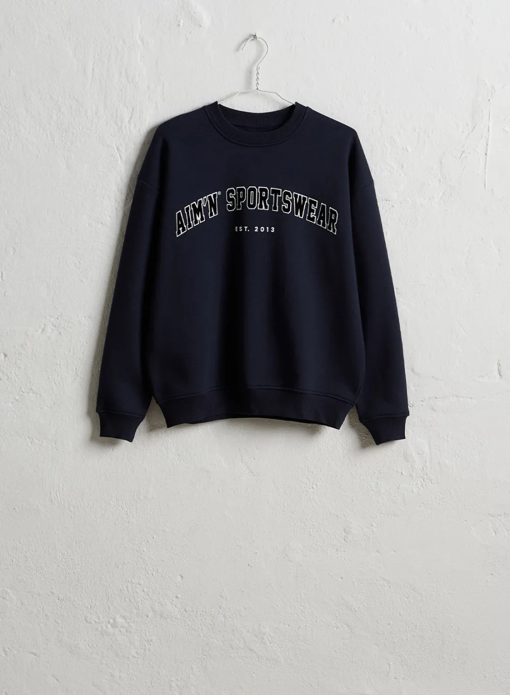 Langermede Skjorter|Sweatshirts^AIM’N Navy Varsity Sweatshirt