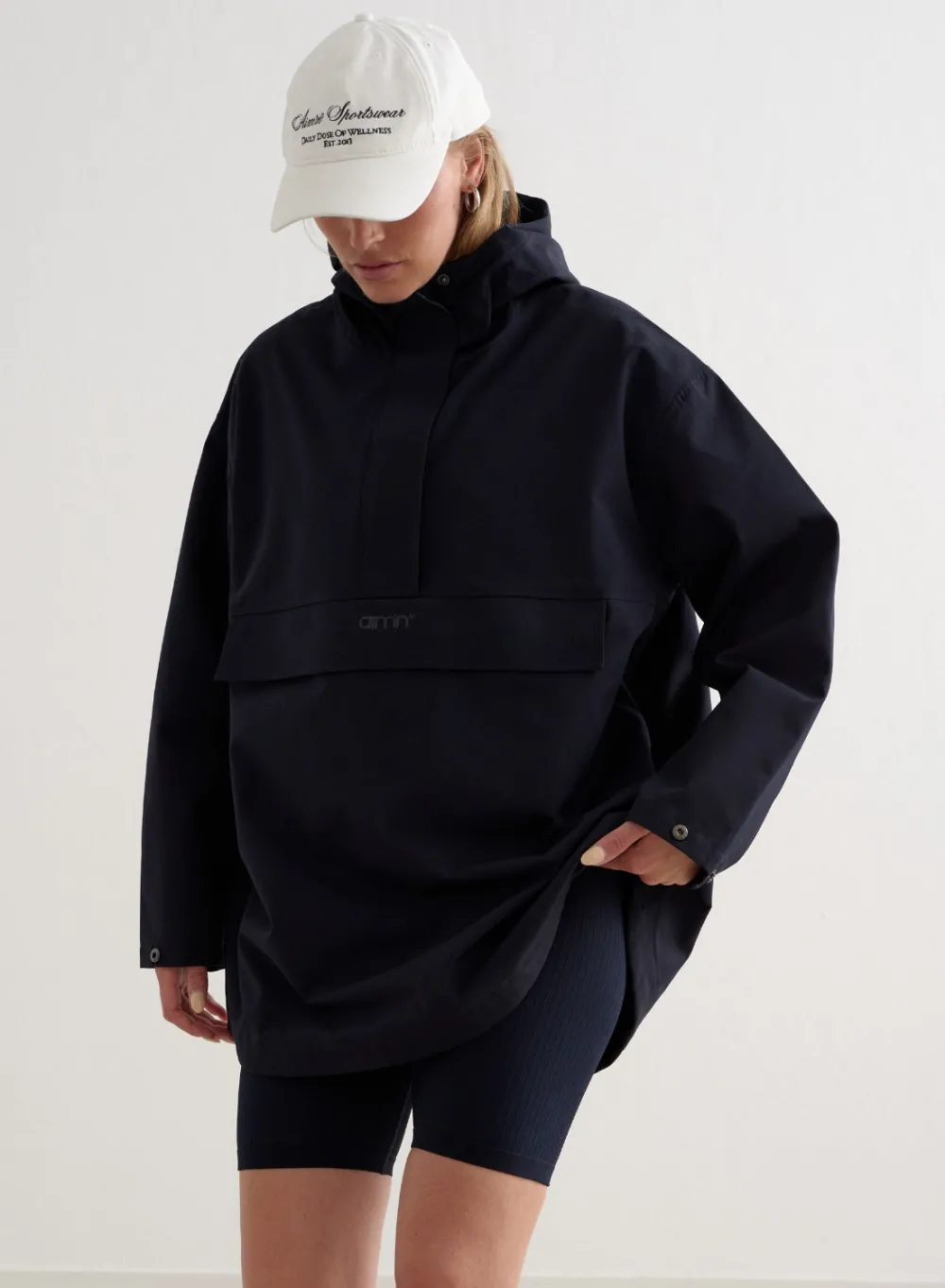 Anorakker|Høstjakker^AIM’N Waterproof Oversized Anorak Navy