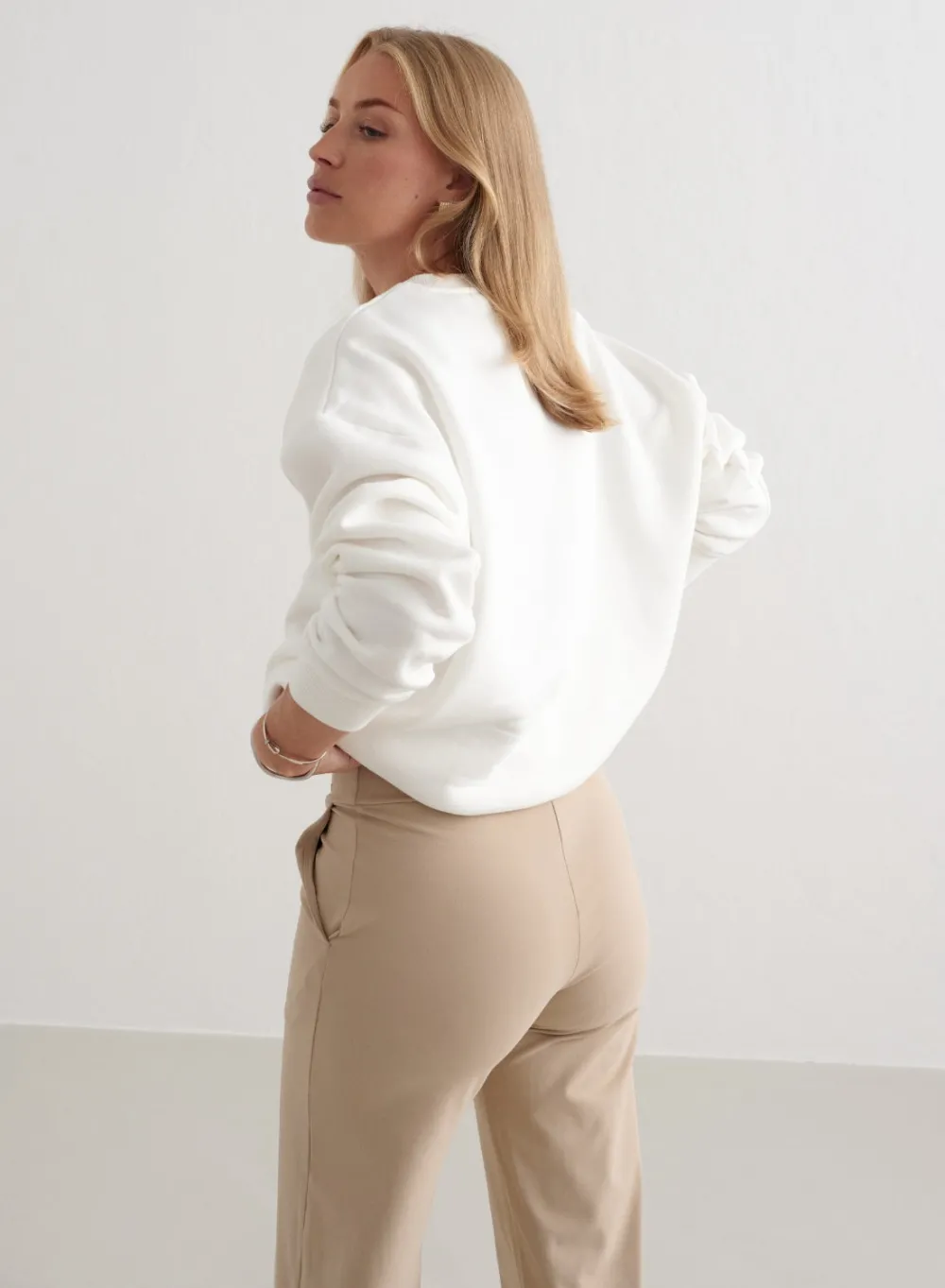 Langermede Skjorter|Sweatshirts^AIM’N Heritage Sweatshirt Off white