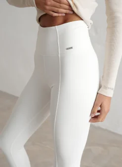 Treningstights^AIM’N Off-White Warming Pintuck Tights Off white