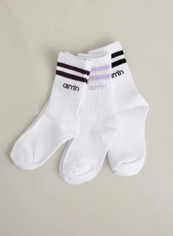 Sokker^AIM’N Pale Lavender Young Aim High Socks 3-pack