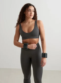 Seamless Sports Bras^AIM’N Shape Seamless Deep Cut Bra Shadow grey
