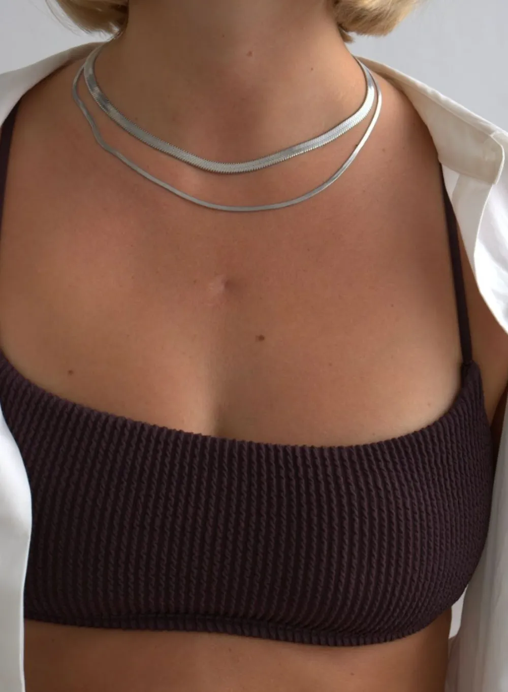 Vanntette Smykker^AIM’N Waterproof Double Necklace Silver