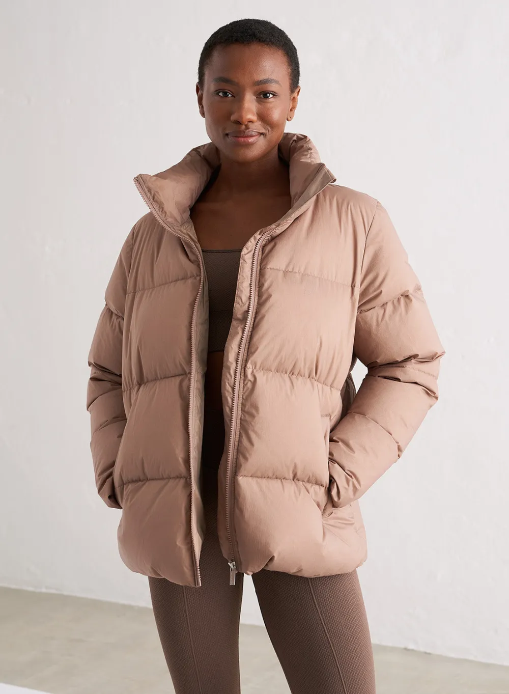 Høstjakker|Vinterjakker^AIM’N Puffer Jacket Toffee