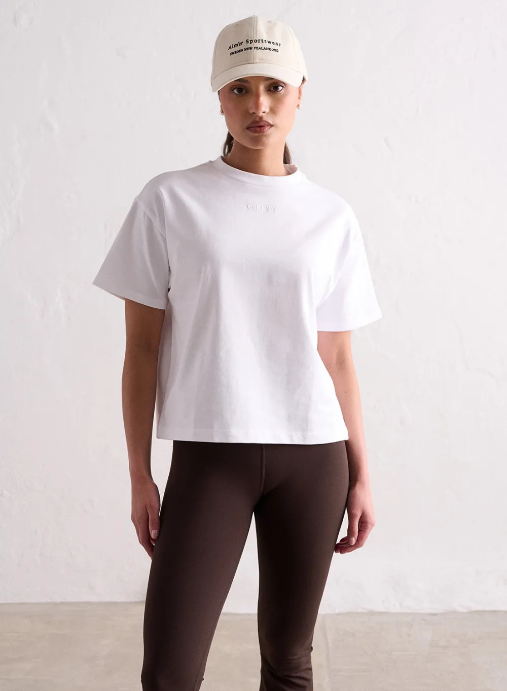 T-skjorter|T-shirts Til Hverdags^AIM’N White Boxy T-shirt