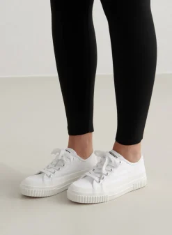 Sneakers^AIM’N Cotton Canvas Sneakers White