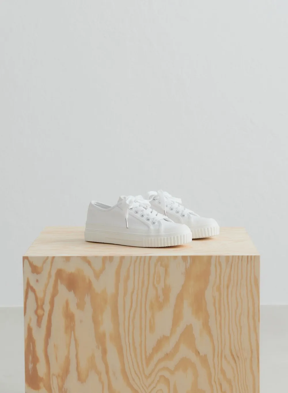 Sneakers^AIM’N Cotton Canvas Sneakers White