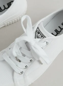 Sneakers^AIM’N Cotton Canvas Sneakers White